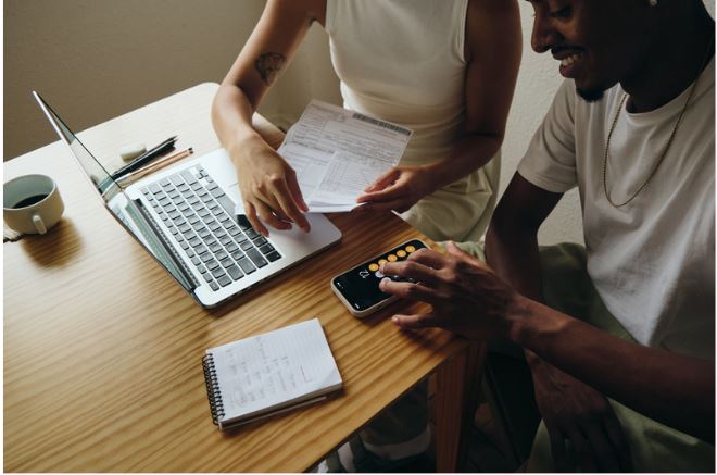 Couple Discussing Money